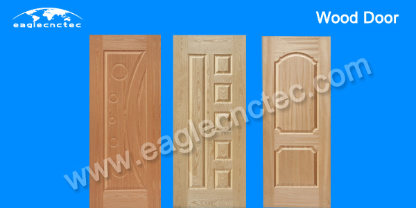 wood door made by cnc router wood cutting machine 