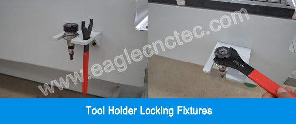 tool holder locking fixtures on eagletec linear atc cnc router