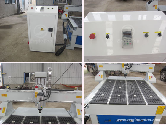 cnc router kit machine head vacuum table and control cabinet