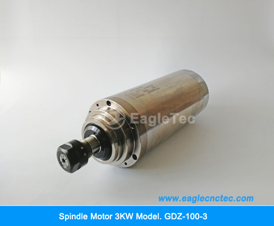 spindle motor gdz-100-3 100x220 380v 3kw 9a 400hz 24000rpm