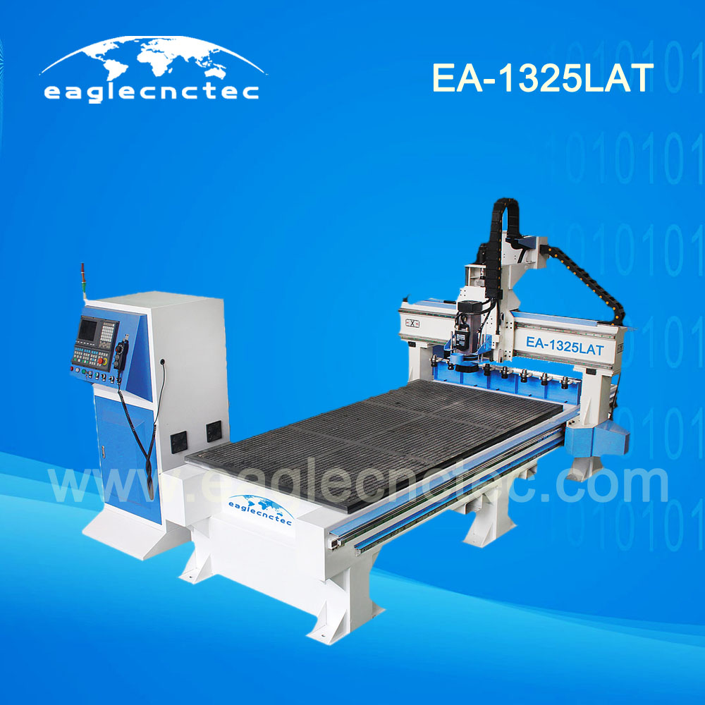 China Linear Auto Tool Changer CNC Router Machining Center Size 1300x2500mm