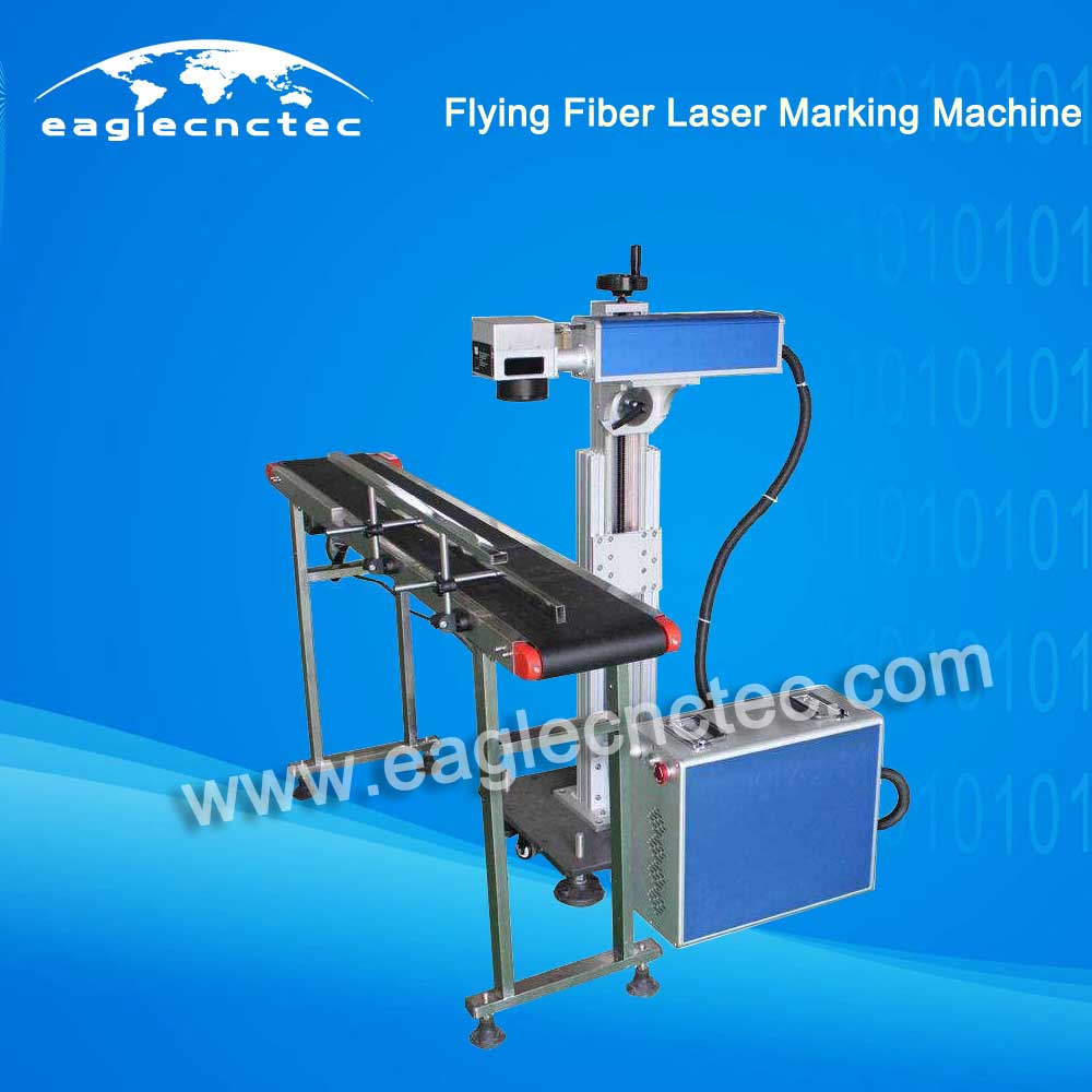 CNC Fiber Laser Marker Machine with Conveyer Belt