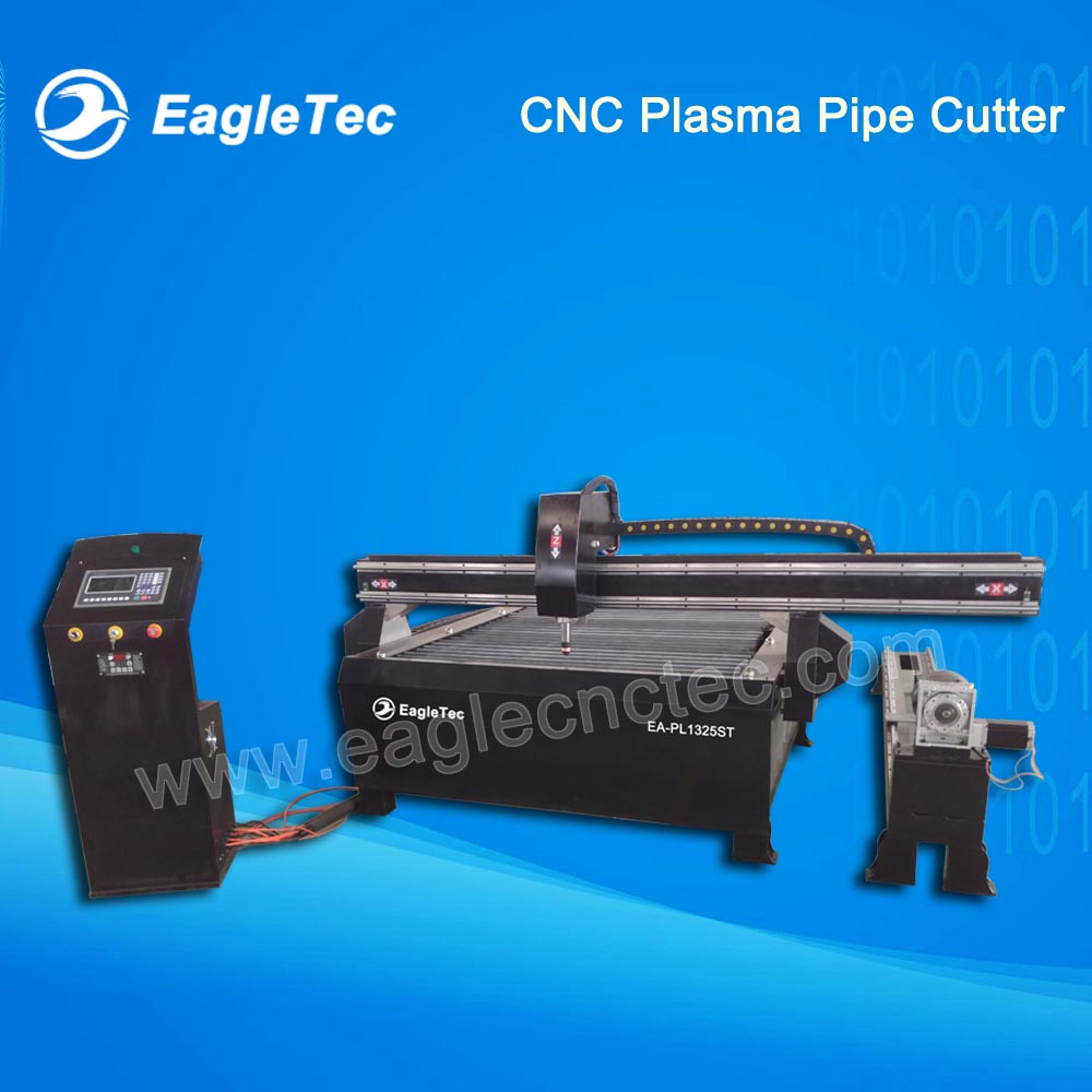 Cut 30 CNC Plasma Pipe Cutter for Circular Pipe and Sheet Metals 1300x2500mm
