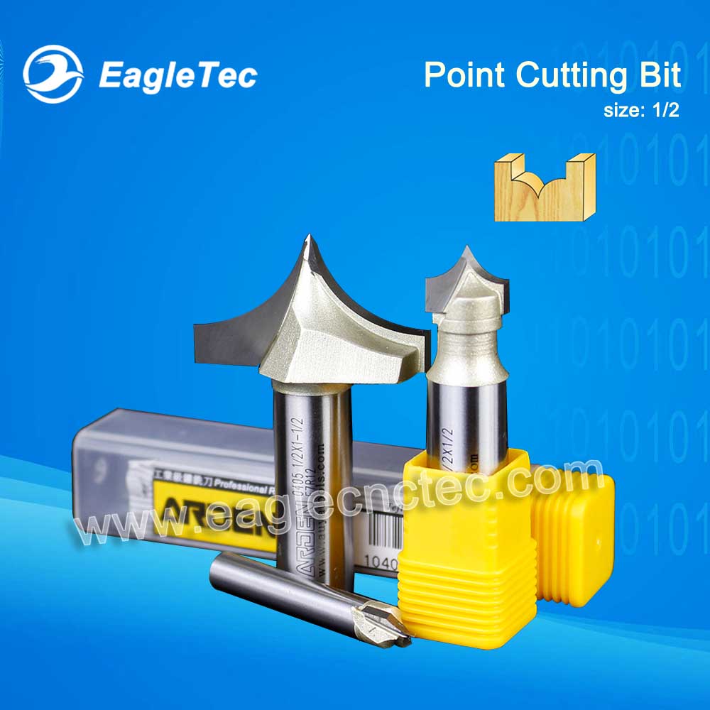 Details about   ARDEN Point Cutting Roundover Router Bits 1/2*1"-1/2" shank 1/2×1" Cutter 