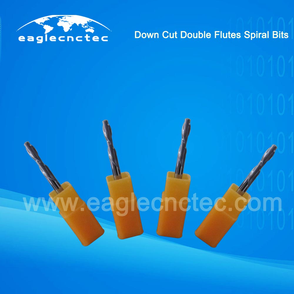 Double Flutes Spiral Downcut Router Bit