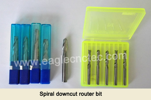 spiral downcut router bit