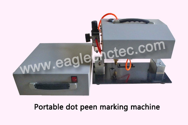 Portable dot peen pneumatic marking machine