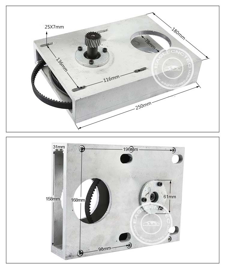 cnc router gear box kit