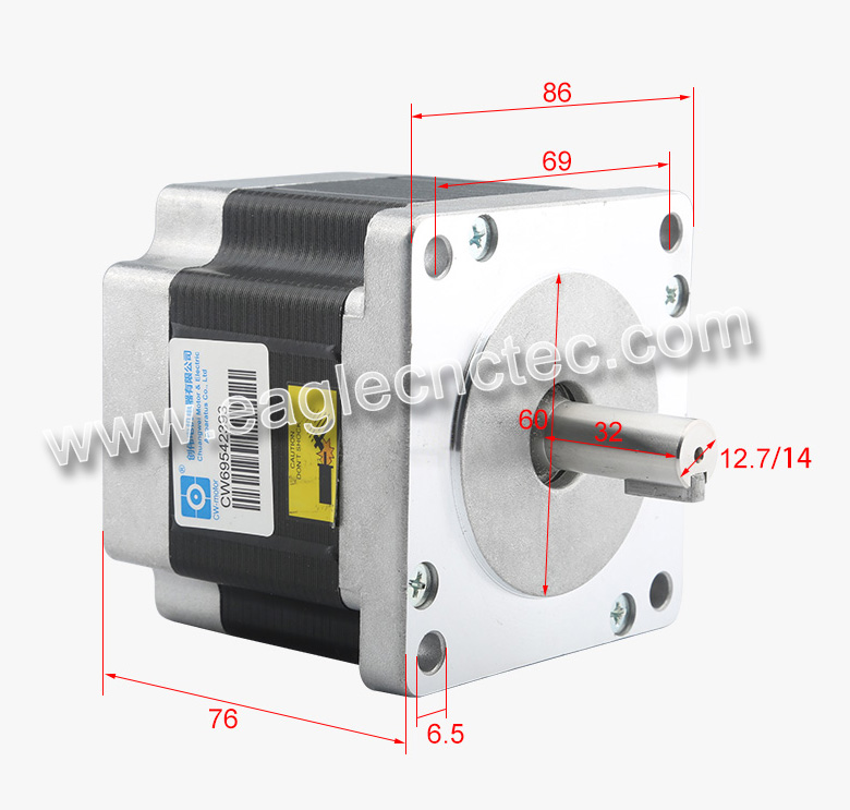 cnc router stepper motor 86bygh450a | 85bygh450a dimension