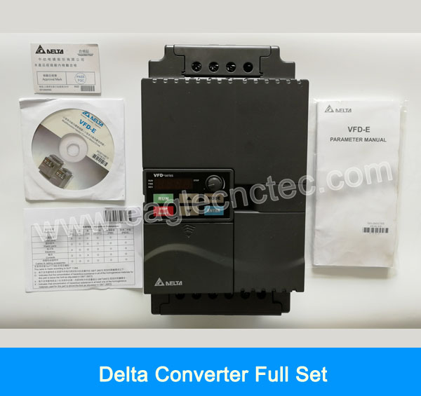 delta inverter vfd055e43a full set