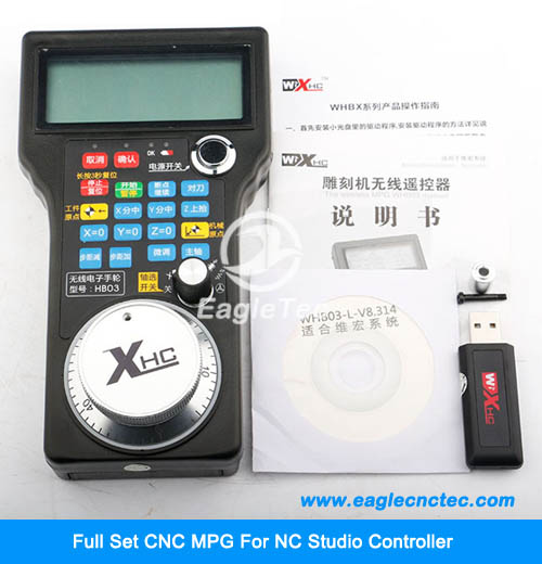 full set cnc mpg xhc hb03 for nc studio 