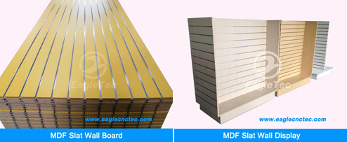 mdf slat wall board display picture