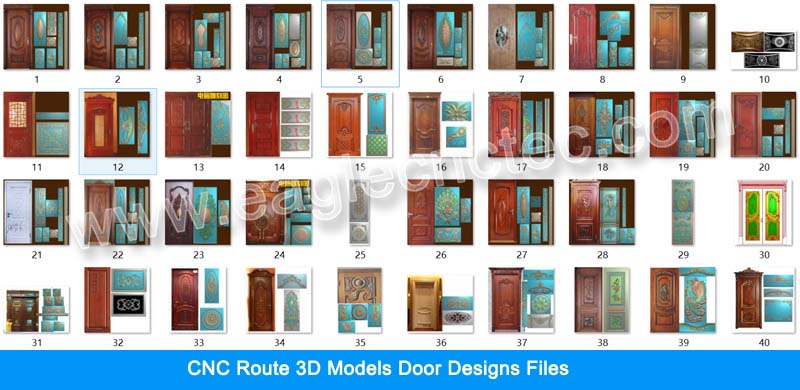 cnc router 3d model door designs catalog