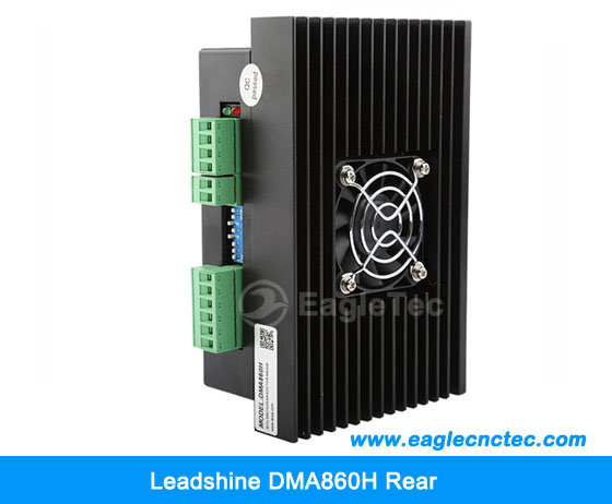 leadshine DMA860H stepper driver black color side view