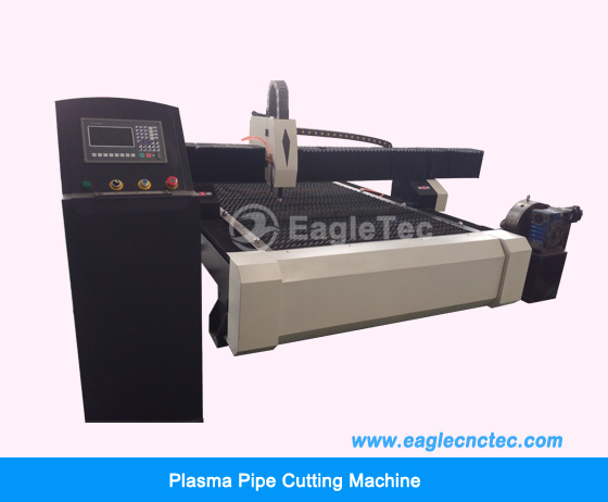 plasma pipe cutting machine with rotary axis