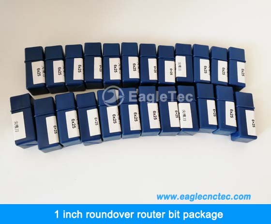 roundover router bit in plastic package case