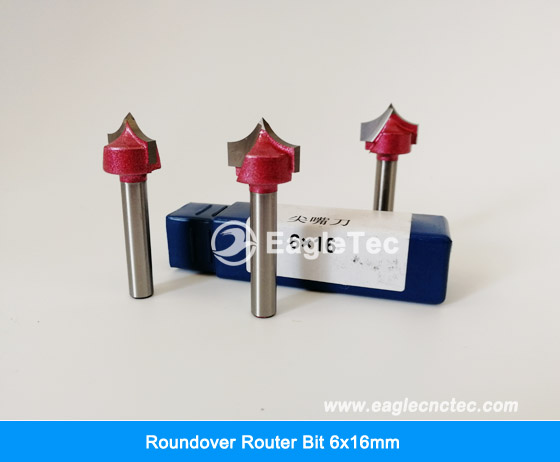 roundover router bit 6x16mm 