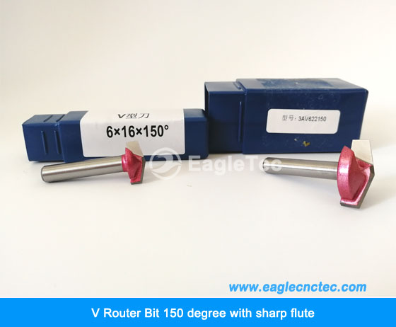 v router bit 150 degree 6mm shank for sale