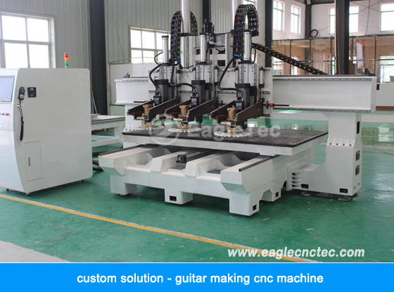 guitar cnc machine for routing guitar body and neck 