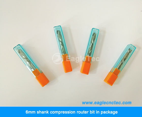 6mm compression router bit in package 