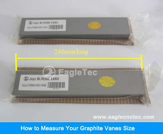 carbon graphite vane length diagram