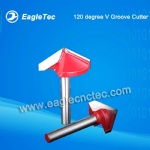 120 Degree V Groove Cutter With 6mm Shank For Vee Cut Jobs